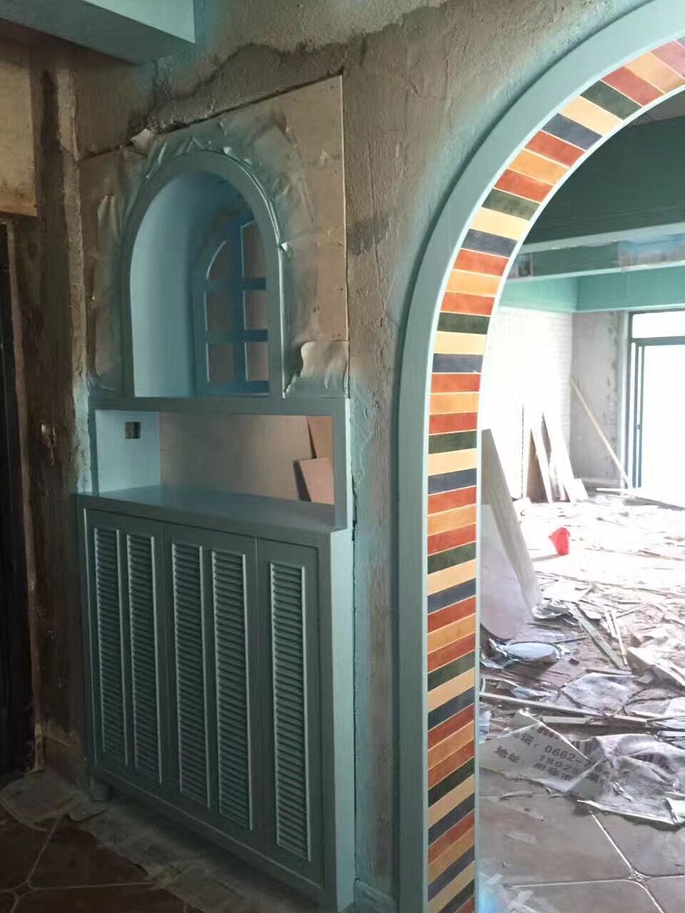 普通户型欧式风格工地